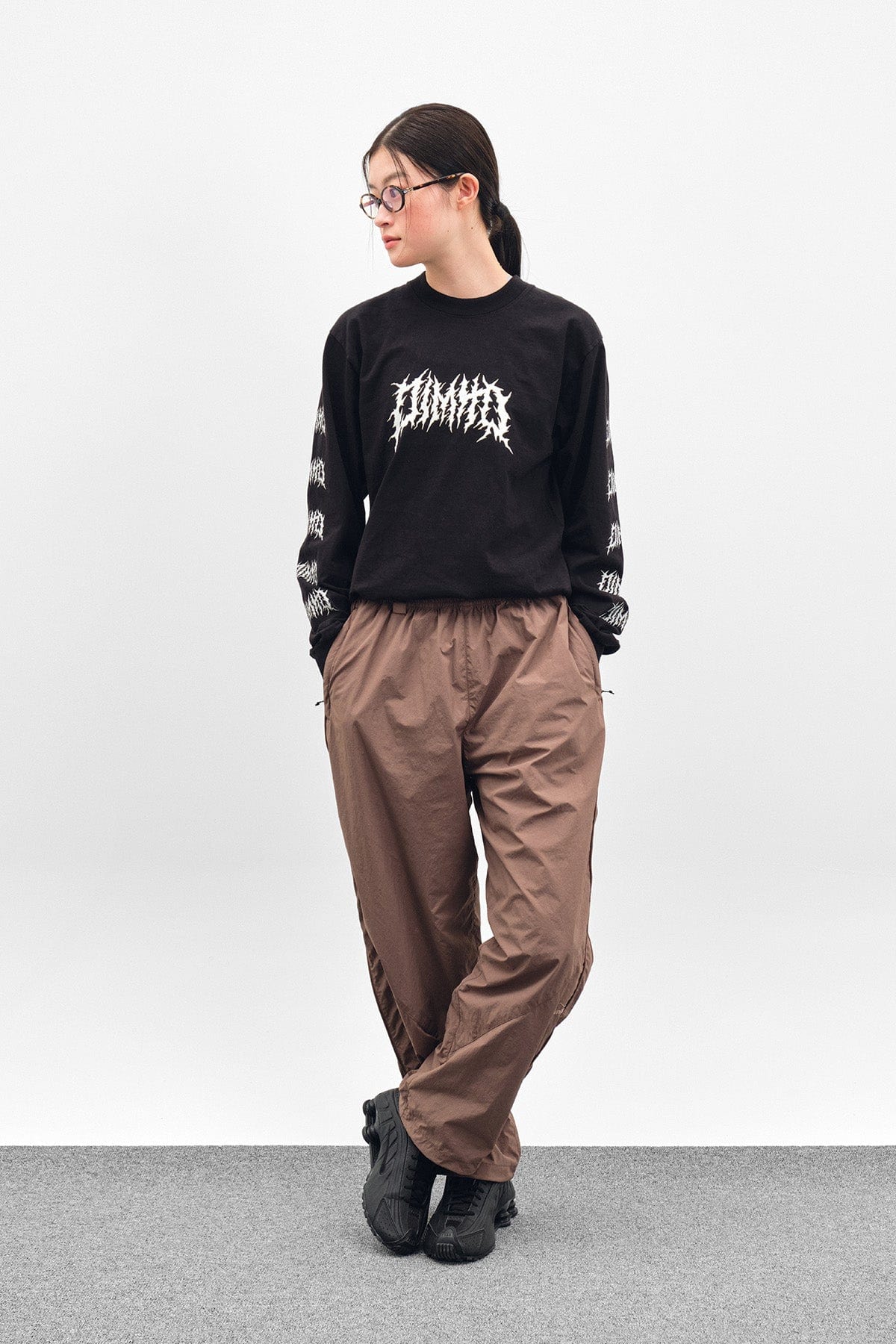 [INVITED] NY LINE AIRFORCE PANTS DEEP BROWN