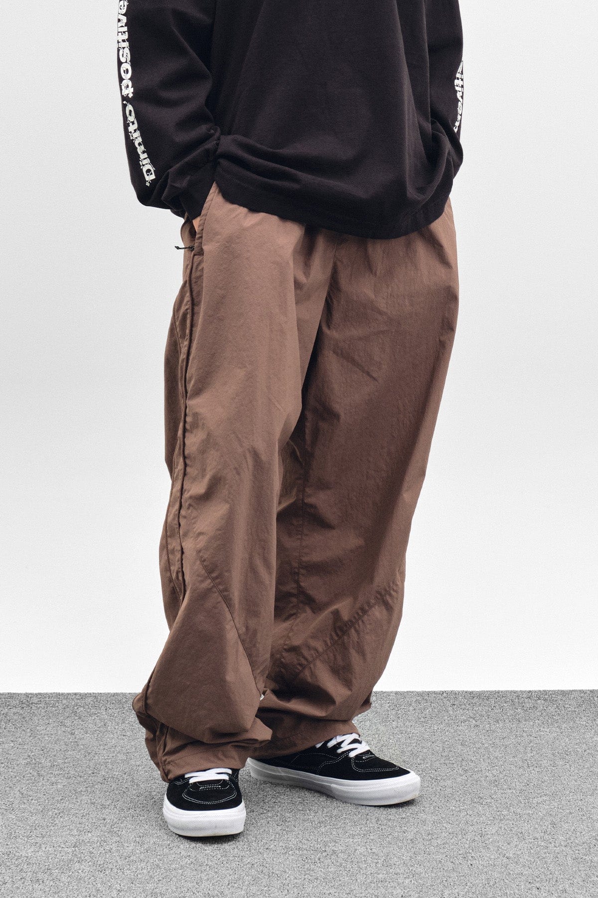 [INVITED] NY LINE AIRFORCE PANTS DEEP BROWN