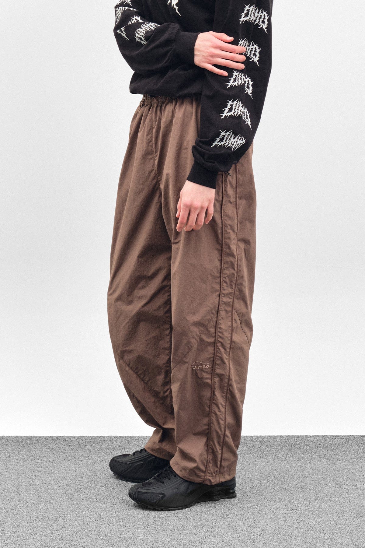 [INVITED] NY LINE AIRFORCE PANTS DEEP BROWN