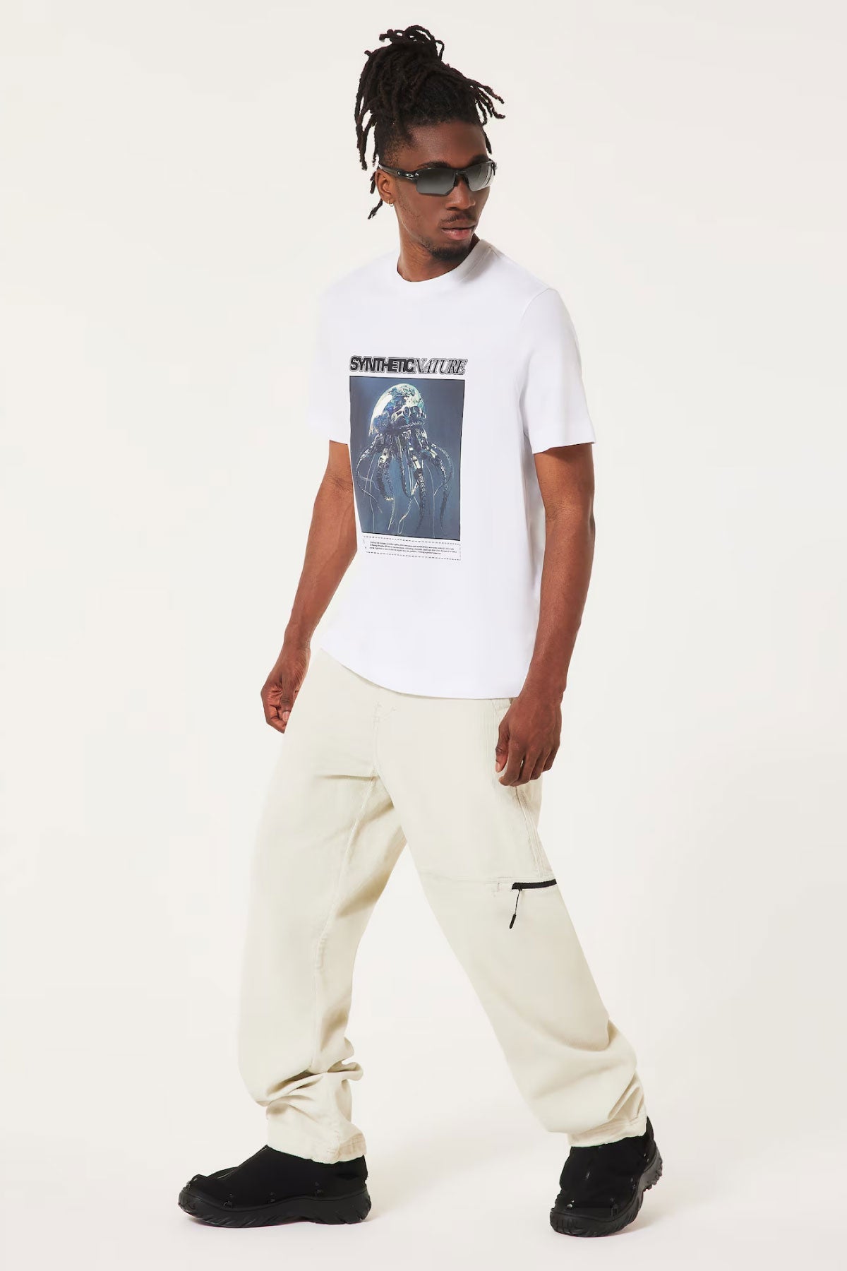 [INVITED] [OAKLEY] FUTURESCAPE JELLYFISH TEE WHITE