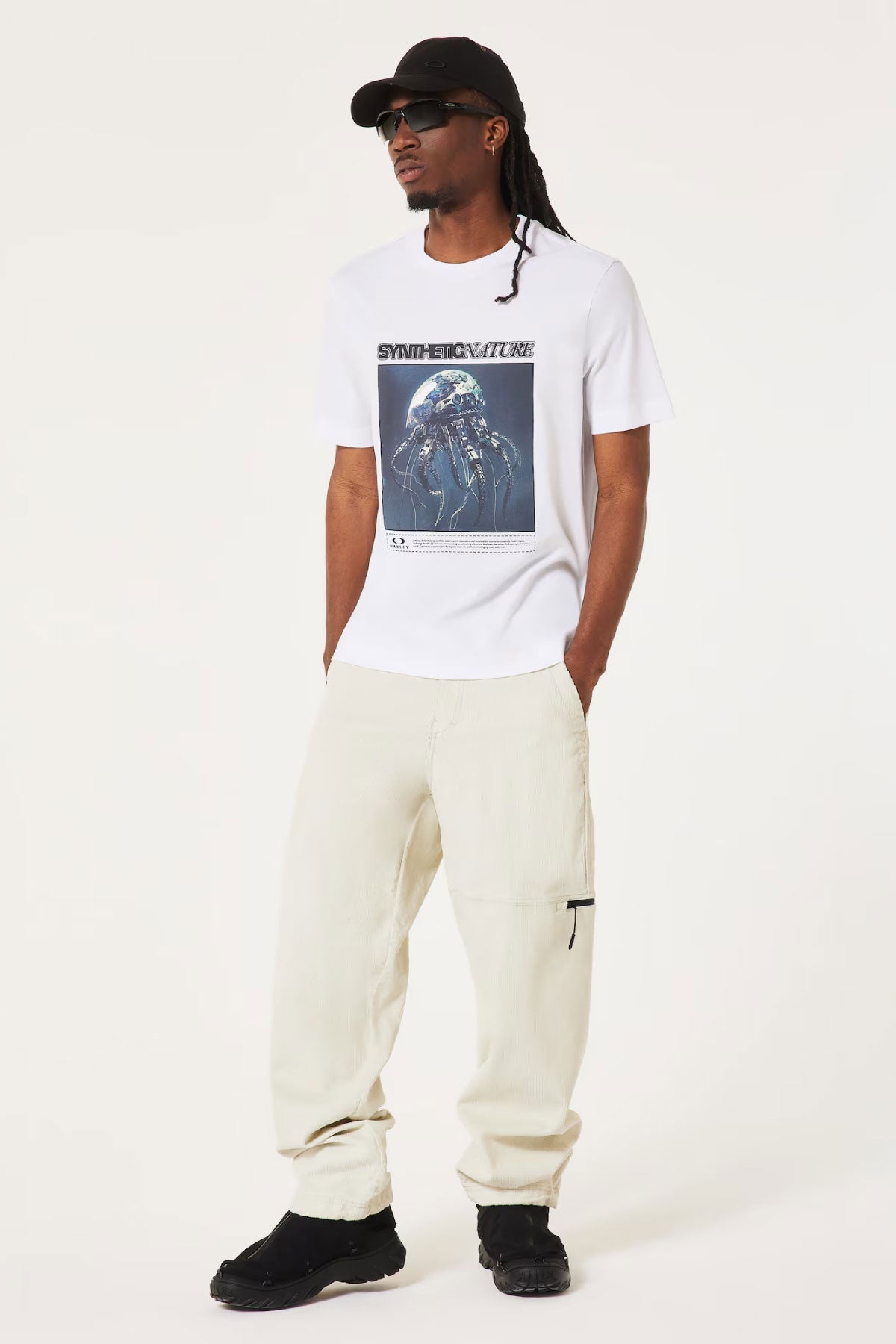 [INVITED] [OAKLEY] FUTURESCAPE JELLYFISH TEE WHITE