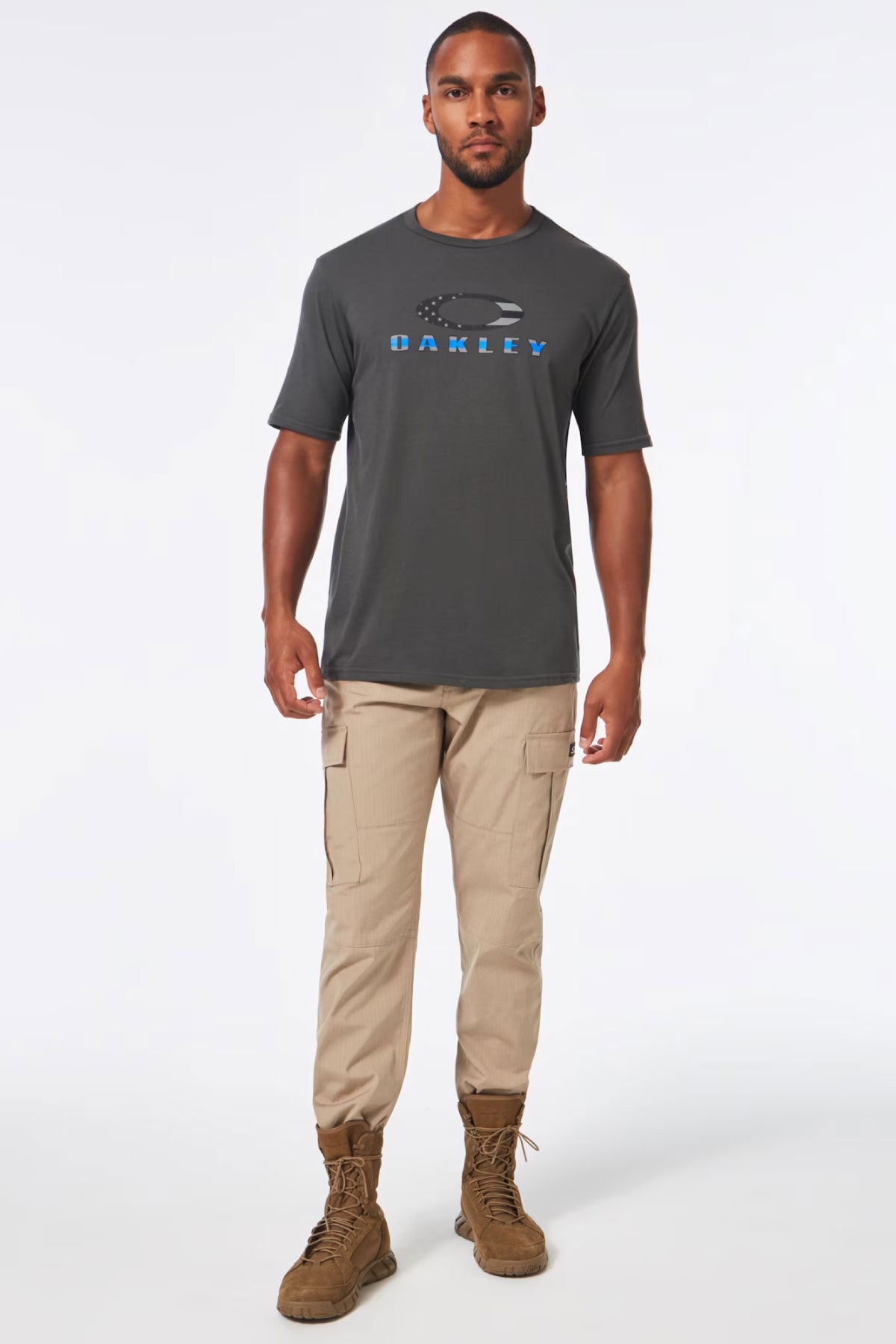 VERT [OAKLEY] SI OAKLEY TBL LOGO TEE SHADOW