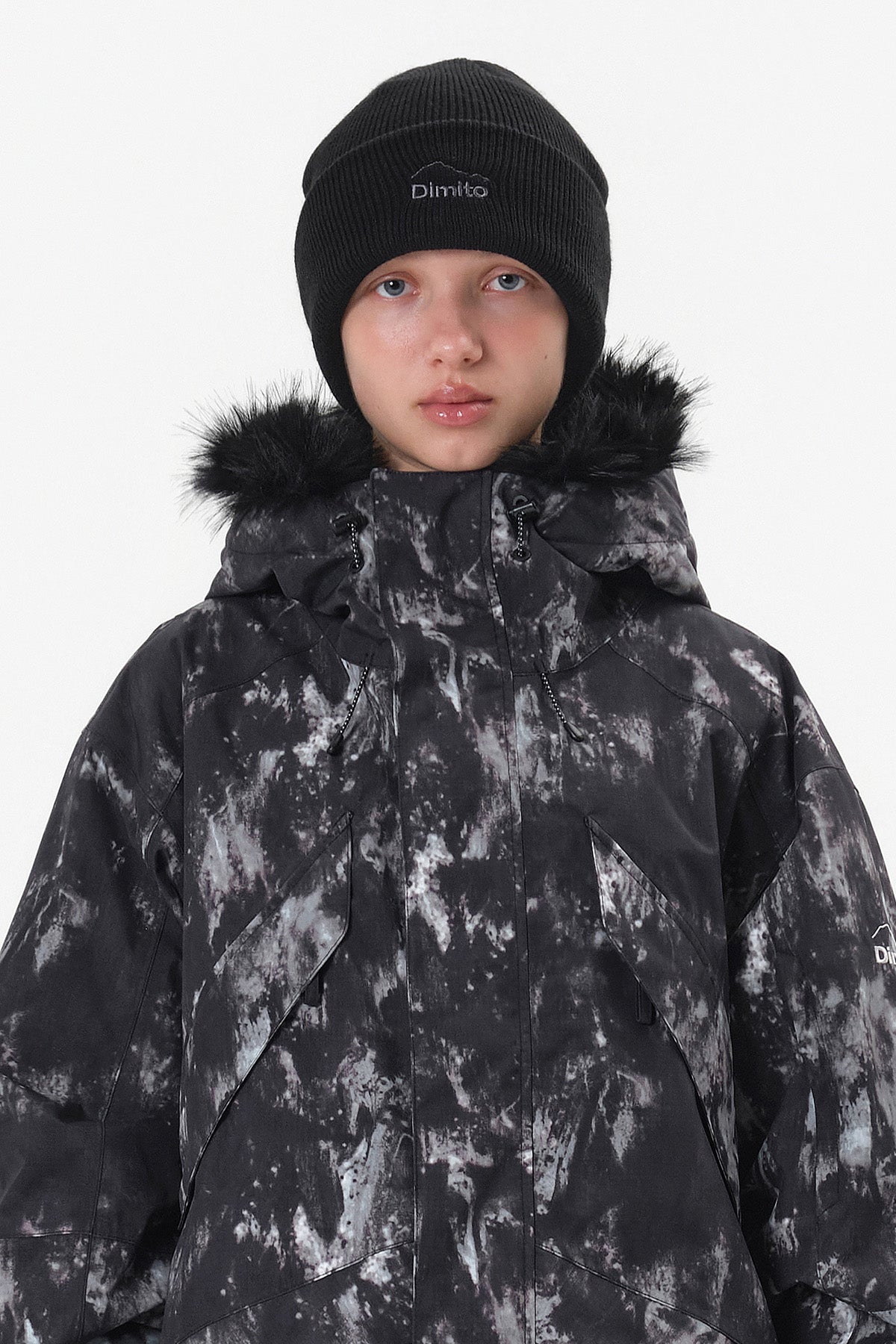 VERT ONE-SIZE 25 DMT LOGO BEANIE BLACK