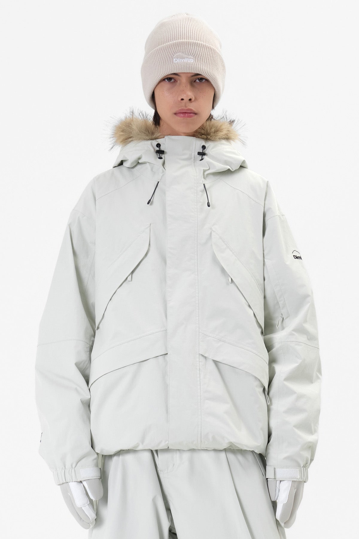 VERT ONE-SIZE 25 DMT LOGO BEANIE DESERT