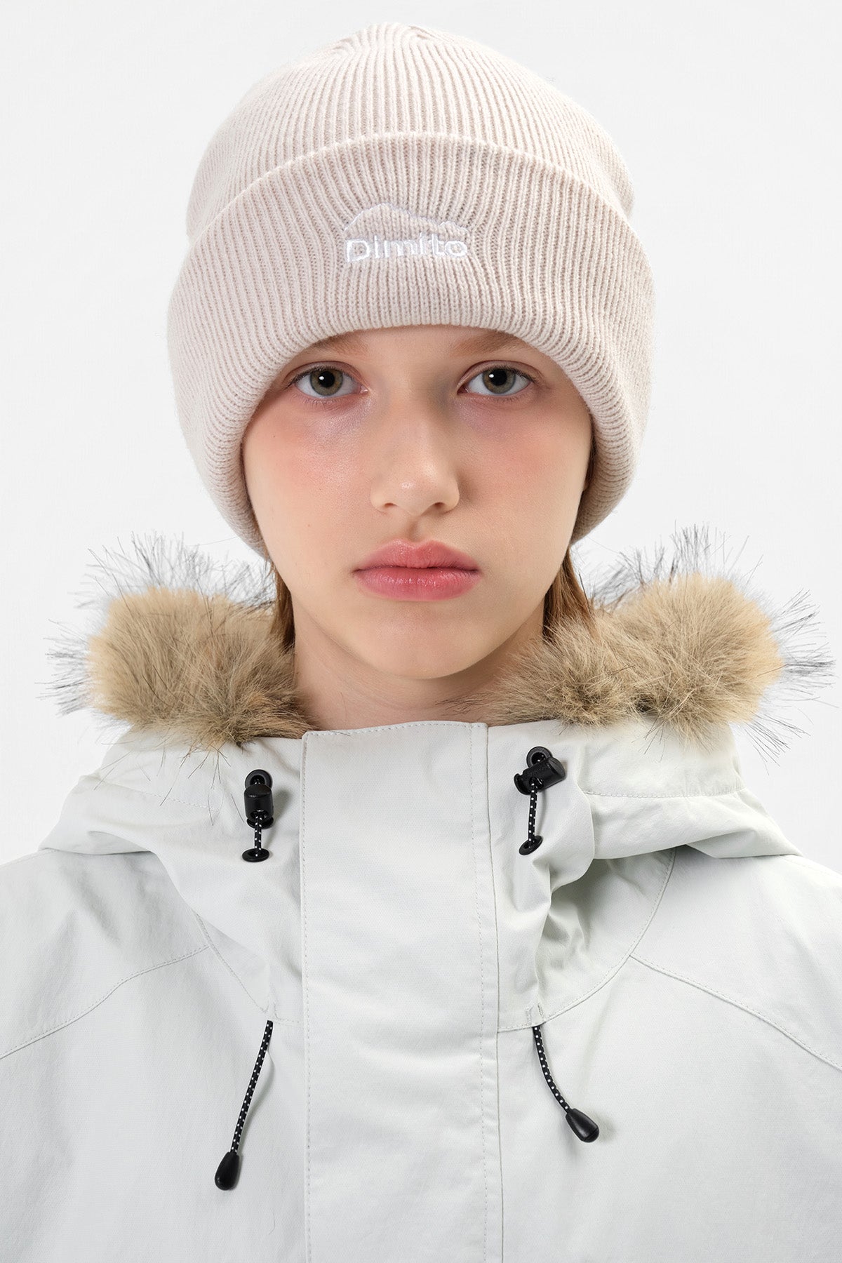 VERT ONE-SIZE 25 DMT LOGO BEANIE DESERT