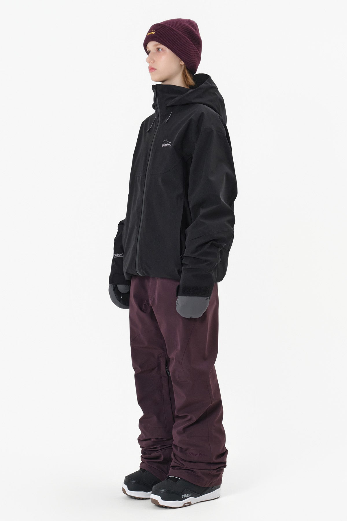 VERT ONE-SIZE 25 DMT LOGO BEANIE WINE