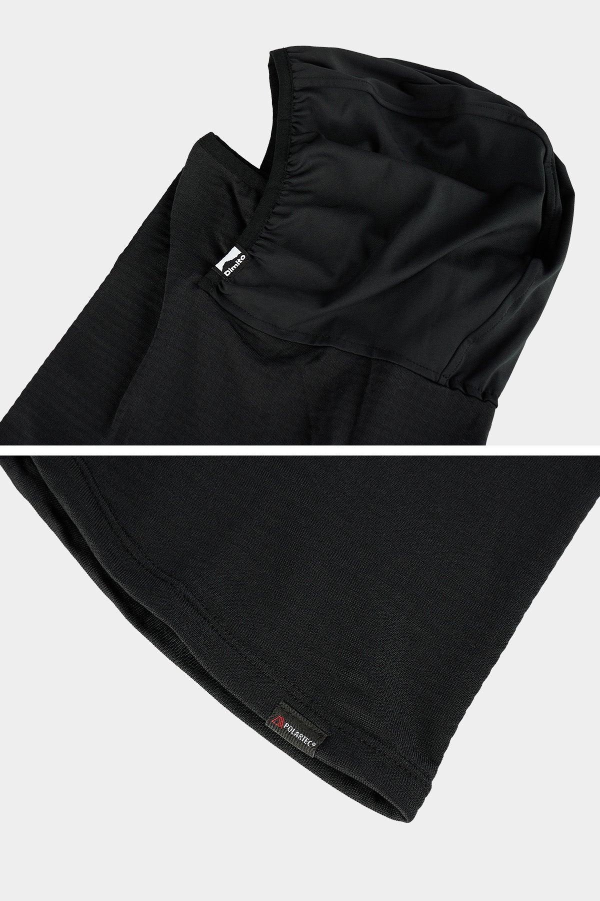 VERT ONE-SIZE 25 POLARTEC EASY SLIM HOODCLAVA BLACK