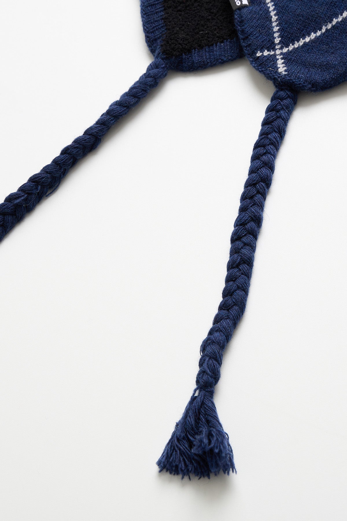 VERT ONE-SIZE BASIC ARGYLE EAR FLAP BEANIE GLACIER