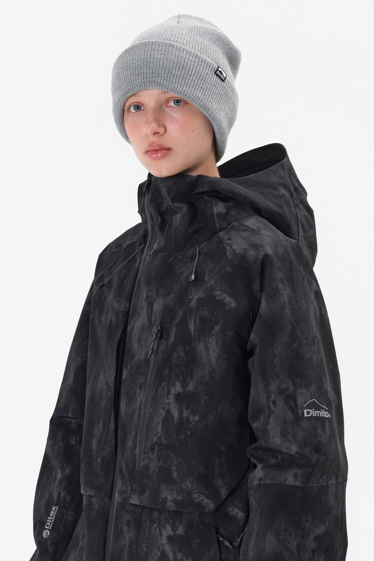 VERT ONE-SIZE BASIC BEANIE HEATHER GREY