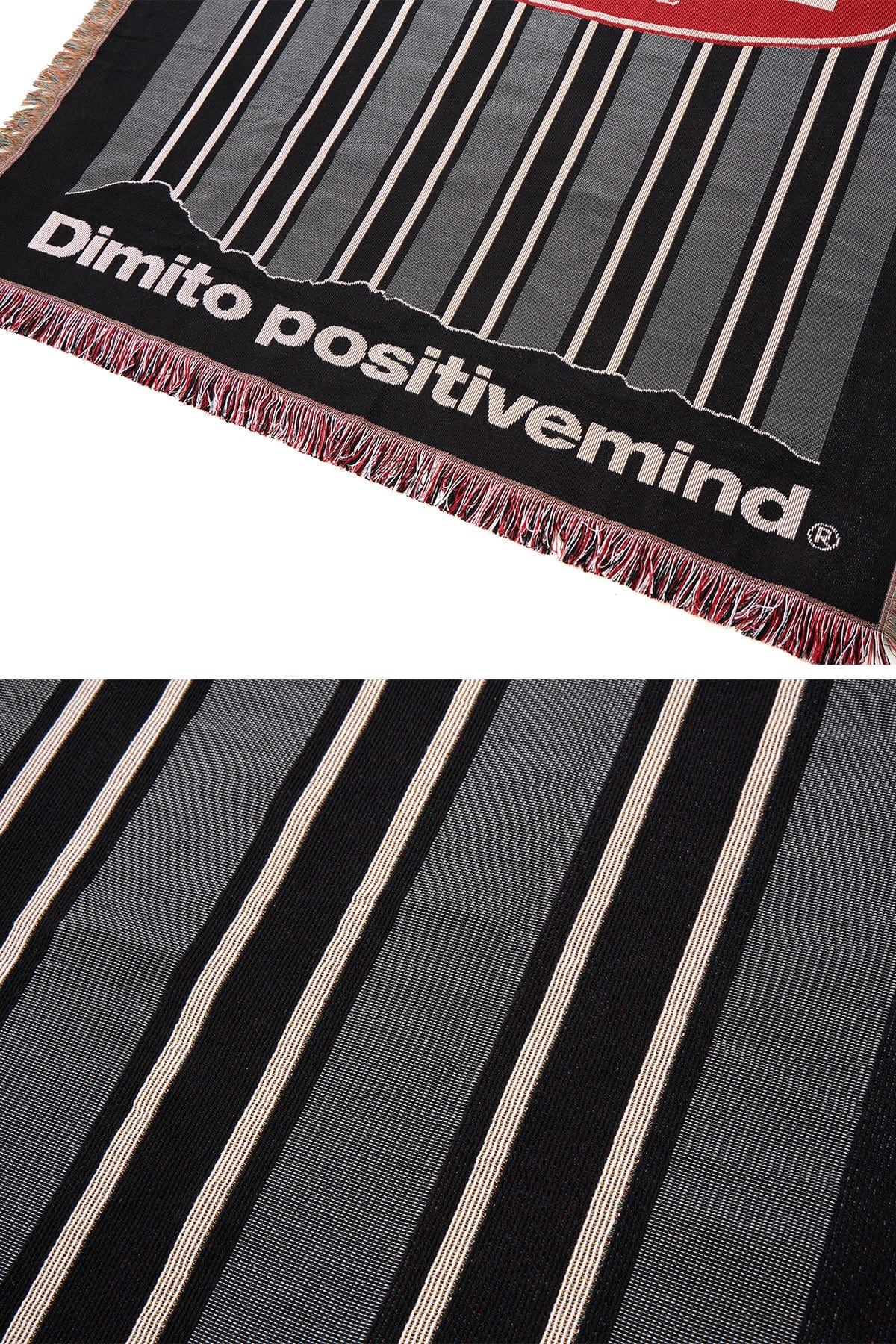 [INVITED] CAMEL RACE BLANKET STRIPE BLACK