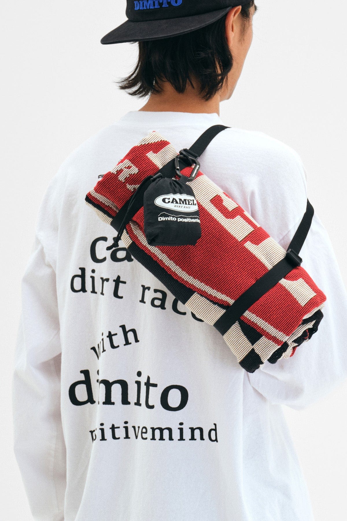 [INVITED] CAMEL RACE BLANKET STRIPE BLACK