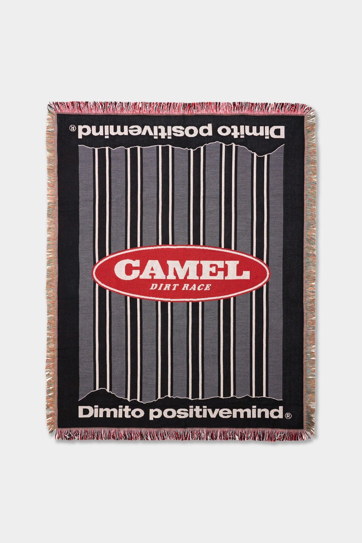 [PROMO] CAMEL RACE BLANKET STRIPE BLACK