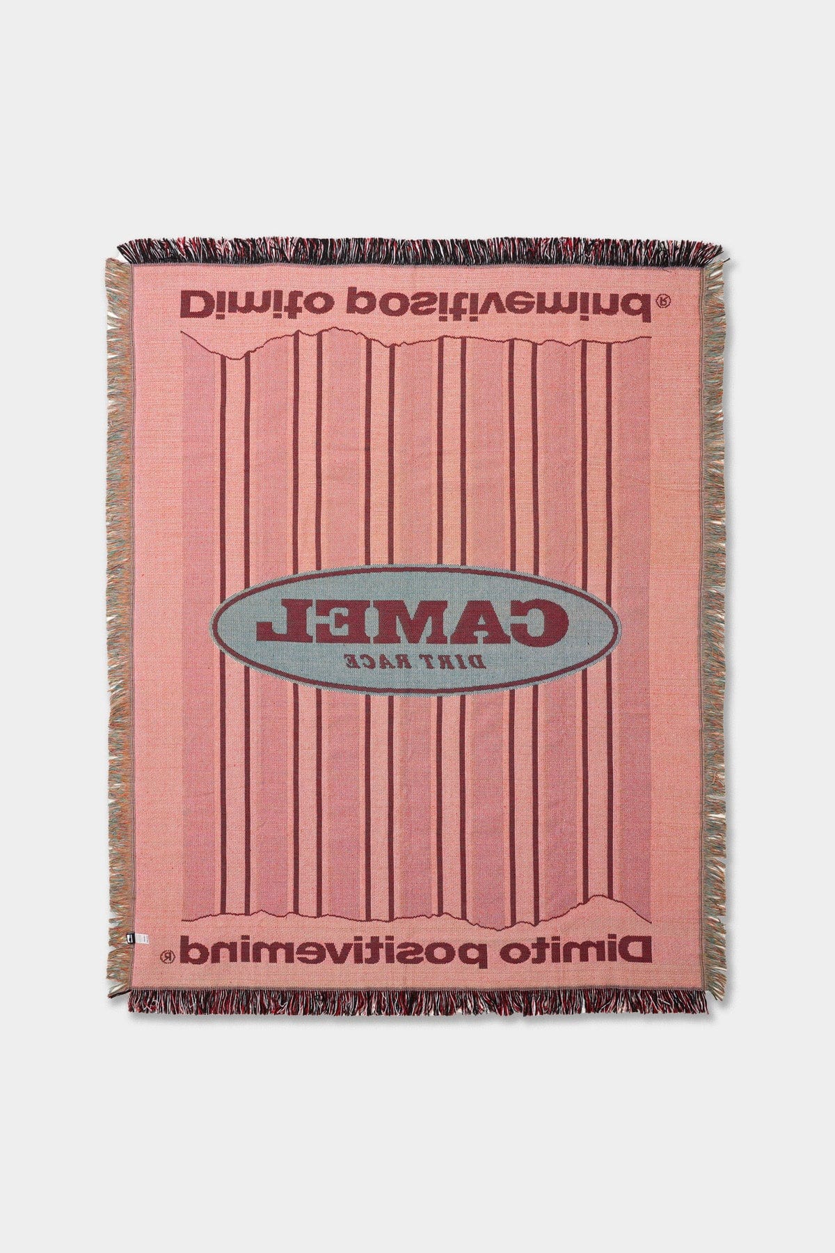 [INVITED] CAMEL RACE BLANKET STRIPE BLACK