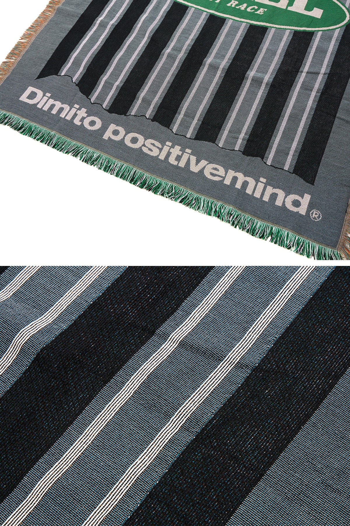 [INVITED] CAMEL RACE BLANKET STRIPE GREY