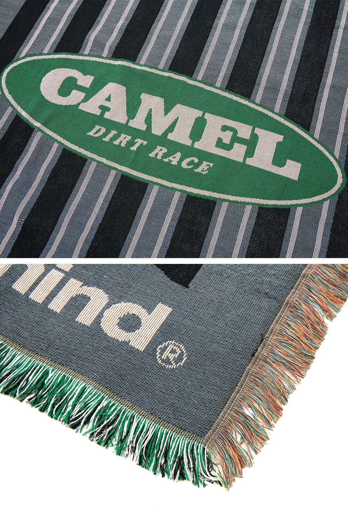 [INVITED] CAMEL RACE BLANKET STRIPE GREY