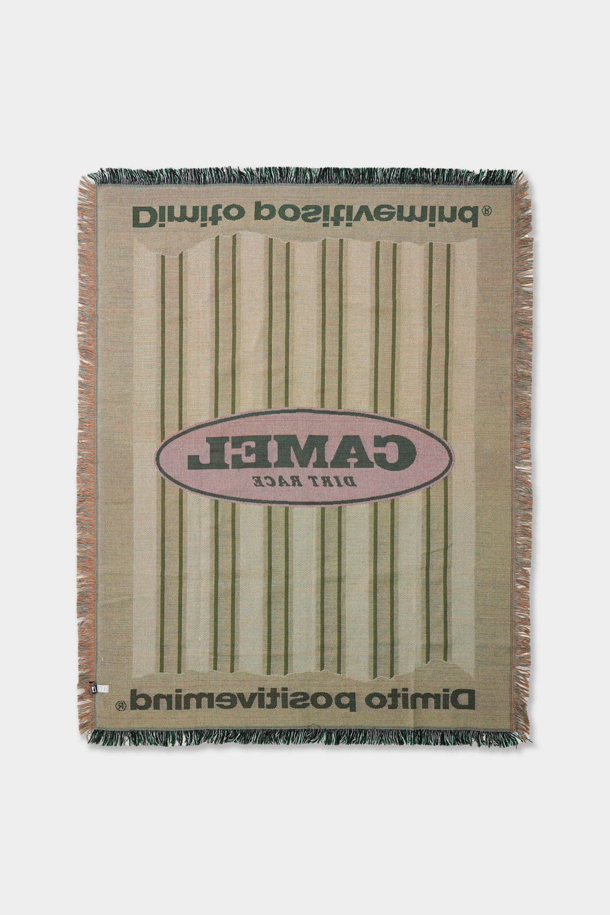 [INVITED] CAMEL RACE BLANKET STRIPE GREY