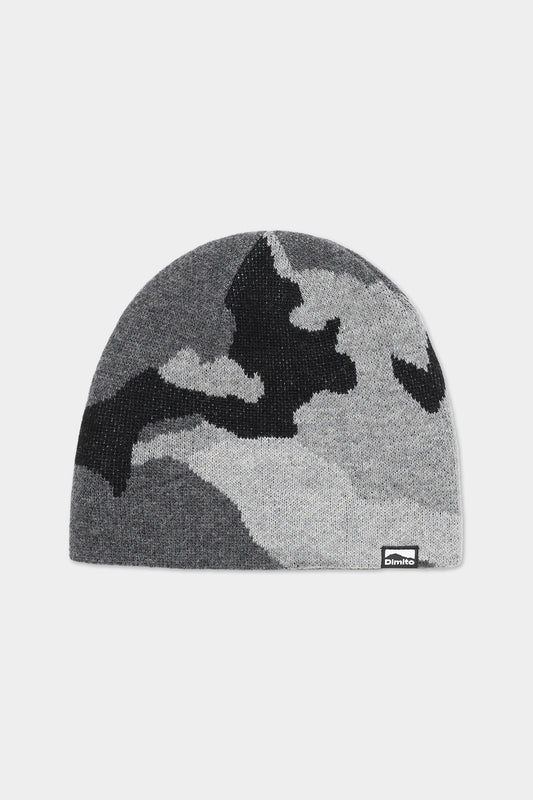 VERT ONE-SIZE CAMO BEANIE GREY CAMO