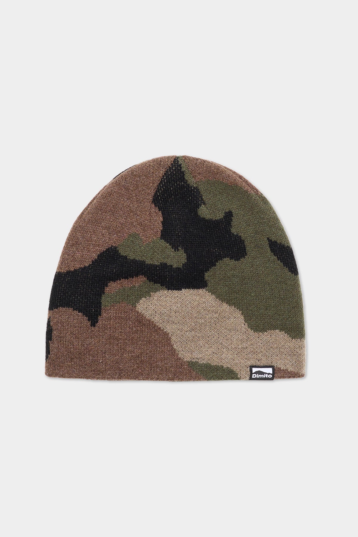 VERT ONE-SIZE CAMO BEANIE WOODLAND