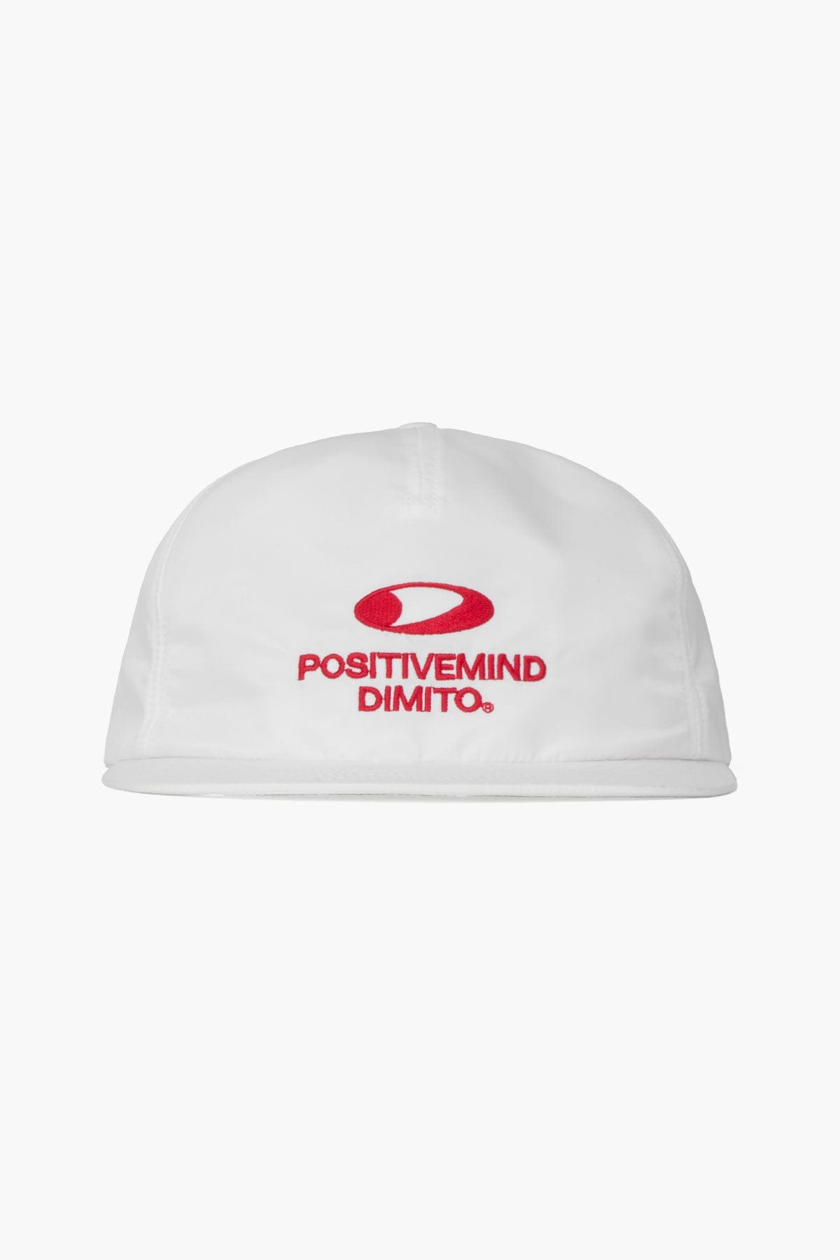 [PROMO] CIRCLE LOGO SATIN TRUCKER CAP OFF WHITE