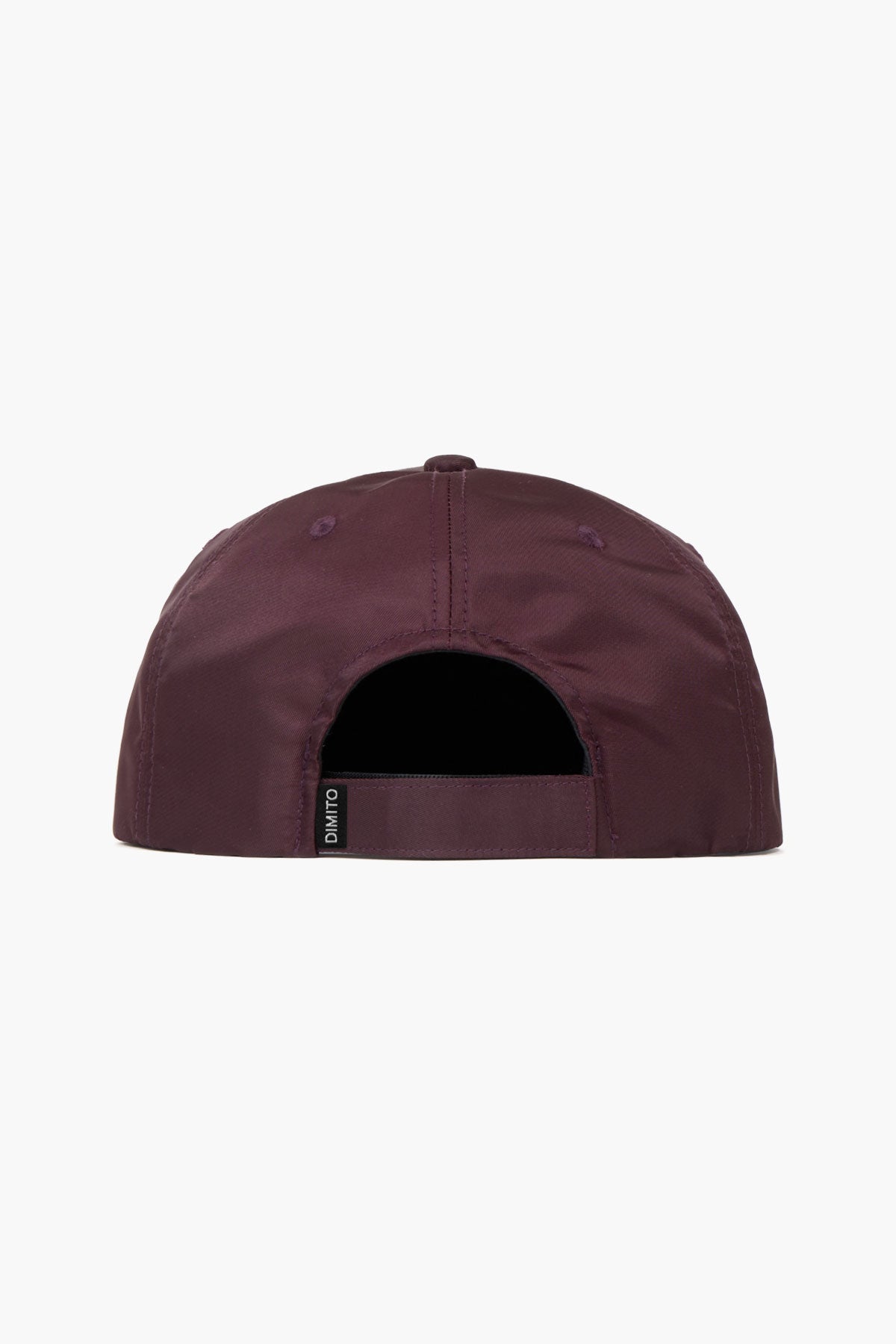 VERT ONE-SIZE CIRCLE LOGO SATIN TRUCKER CAP WINE