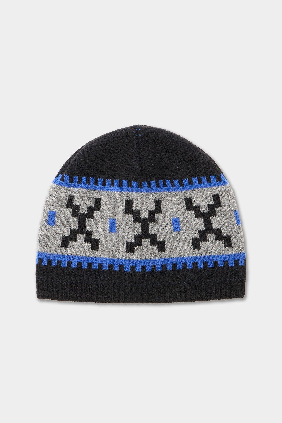 [PROMO] CROCHET BLOCK BEANIE BLACK