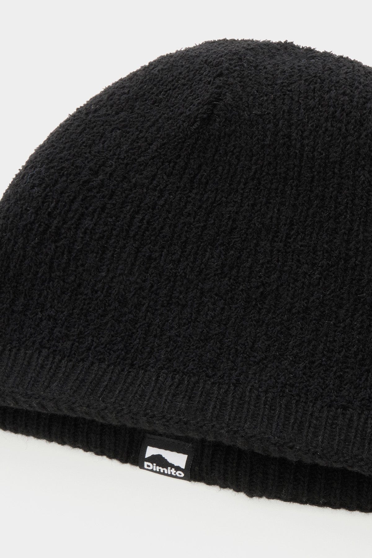 [INVITED] CROCHET BLOCK BEANIE BLACK