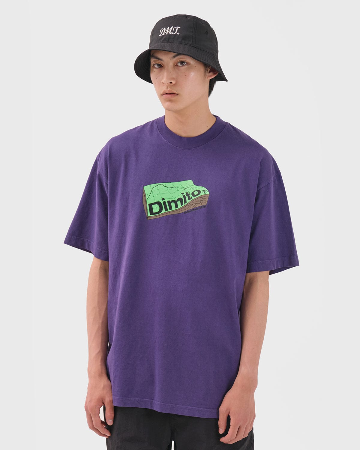 VERT ONE-SIZE DMT BUCKET HAT BLACK