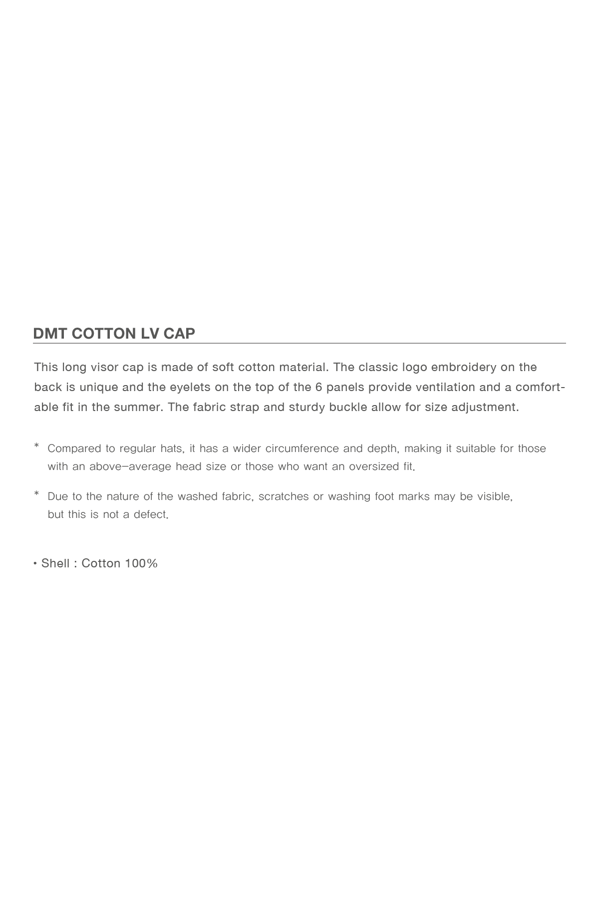 [INVITED] DMT COTTON LV CAP BLACK