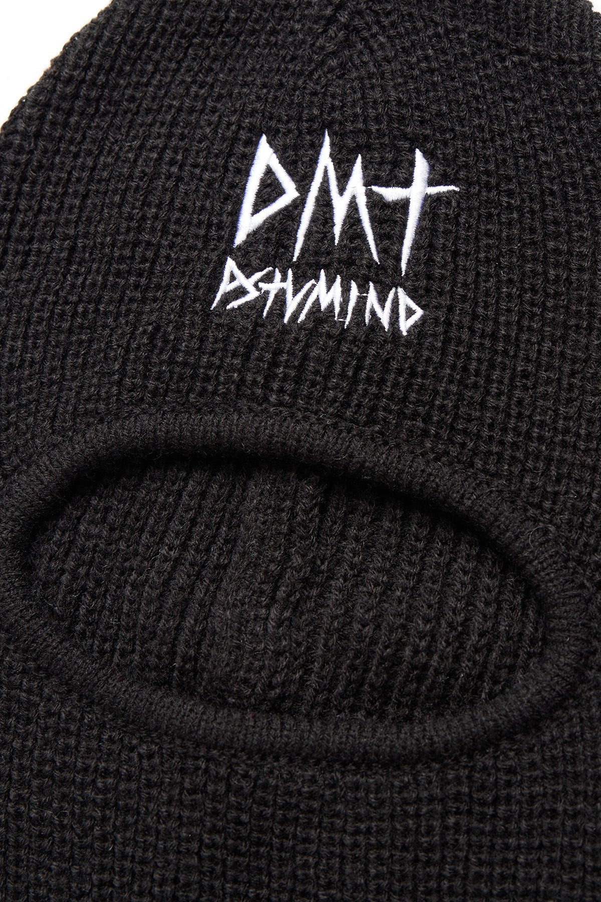 VERT ONE-SIZE DMT FACE KNIT MASK BLACK