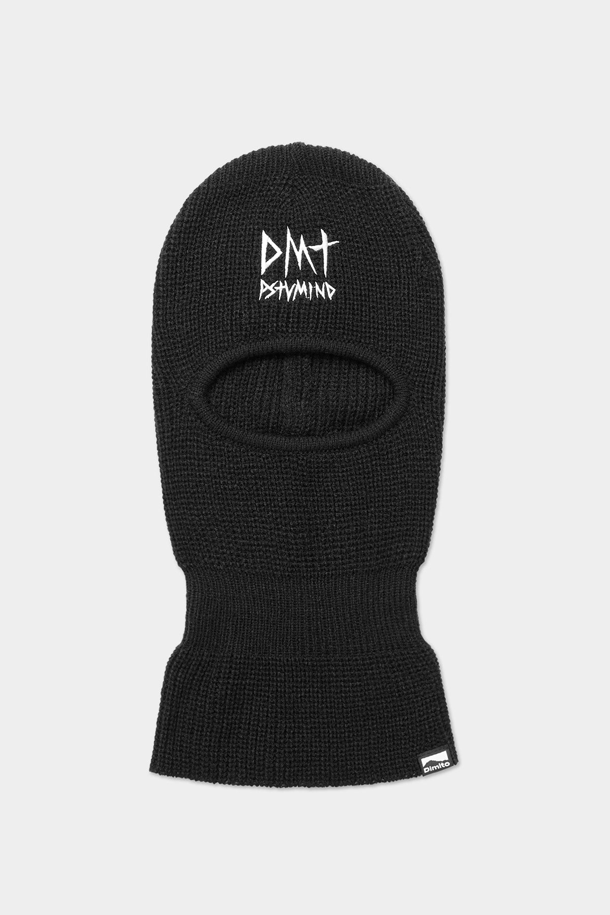 VERT ONE-SIZE DMT FACE KNIT MASK BLACK