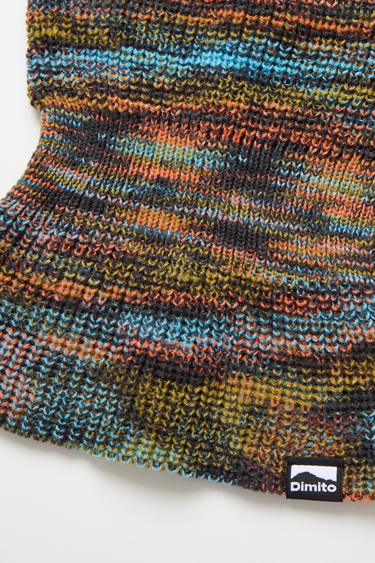 VERT ONE-SIZE DMT FACE KNIT MASK MULTI KHAKI