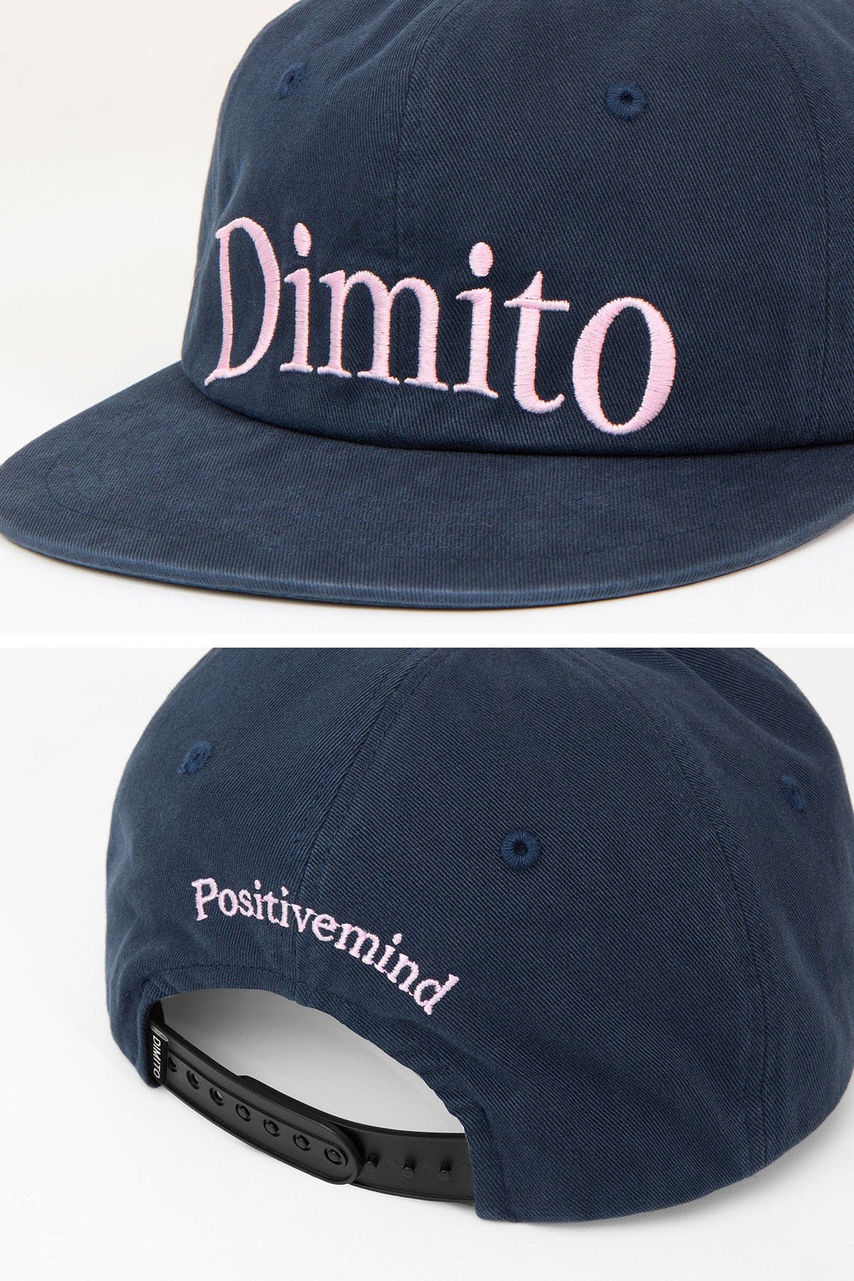 [INVITED] DMT WASHED COTTON 6PANEL CAP WASHED NAVY