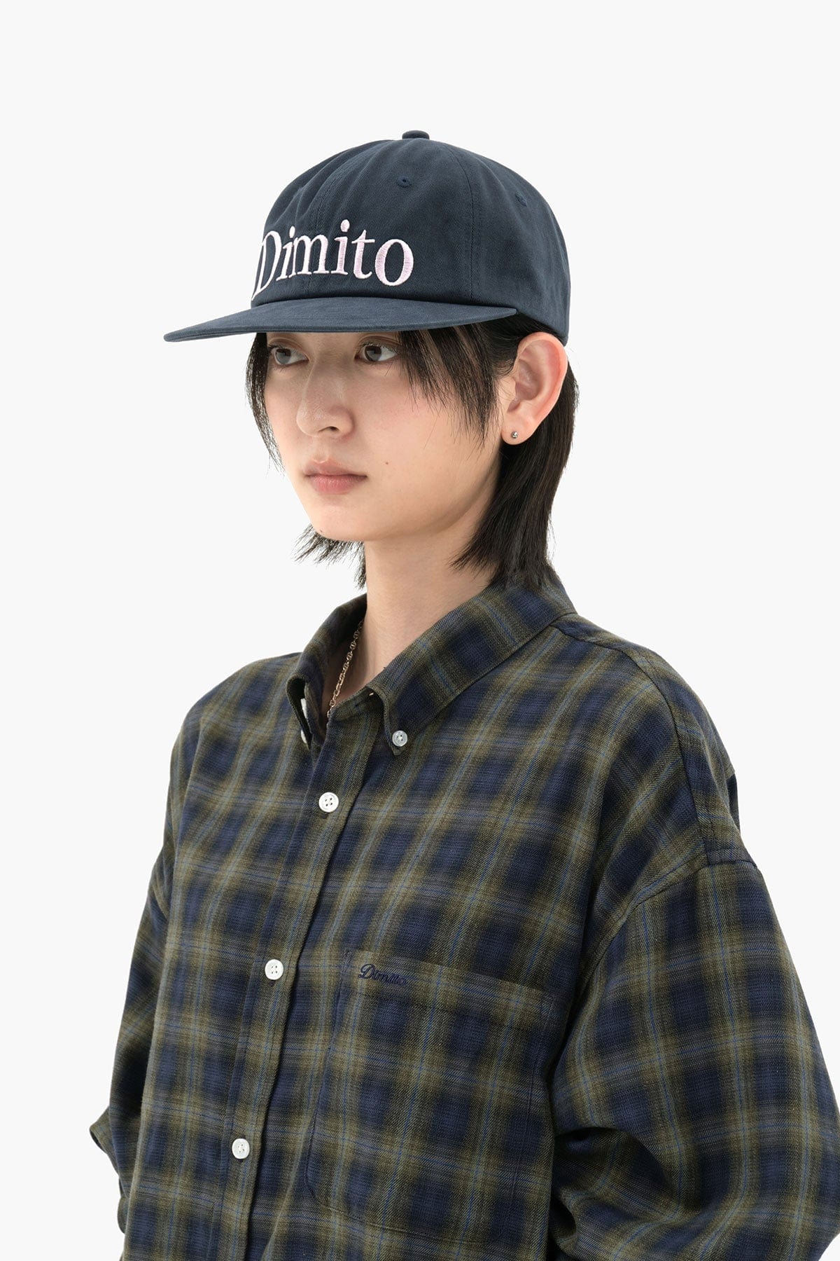 [INVITED] DMT WASHED COTTON 6PANEL CAP WASHED NAVY