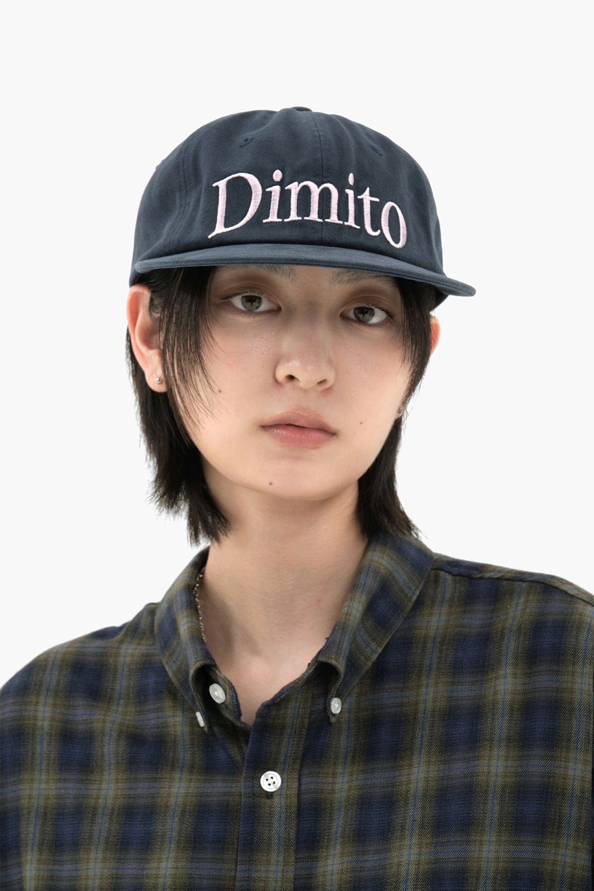 [INVITED] DMT WASHED COTTON 6PANEL CAP WASHED NAVY