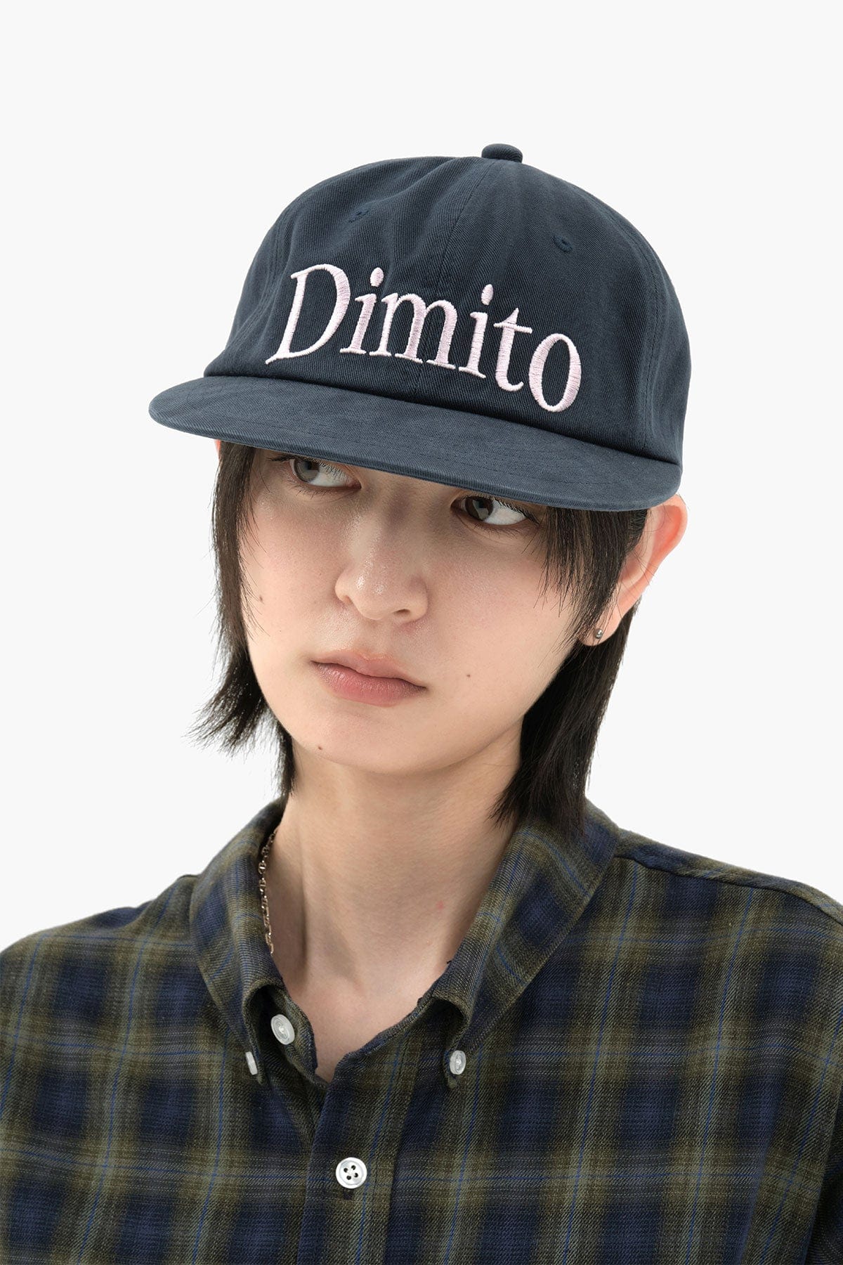 [INVITED] DMT WASHED COTTON 6PANEL CAP WASHED NAVY