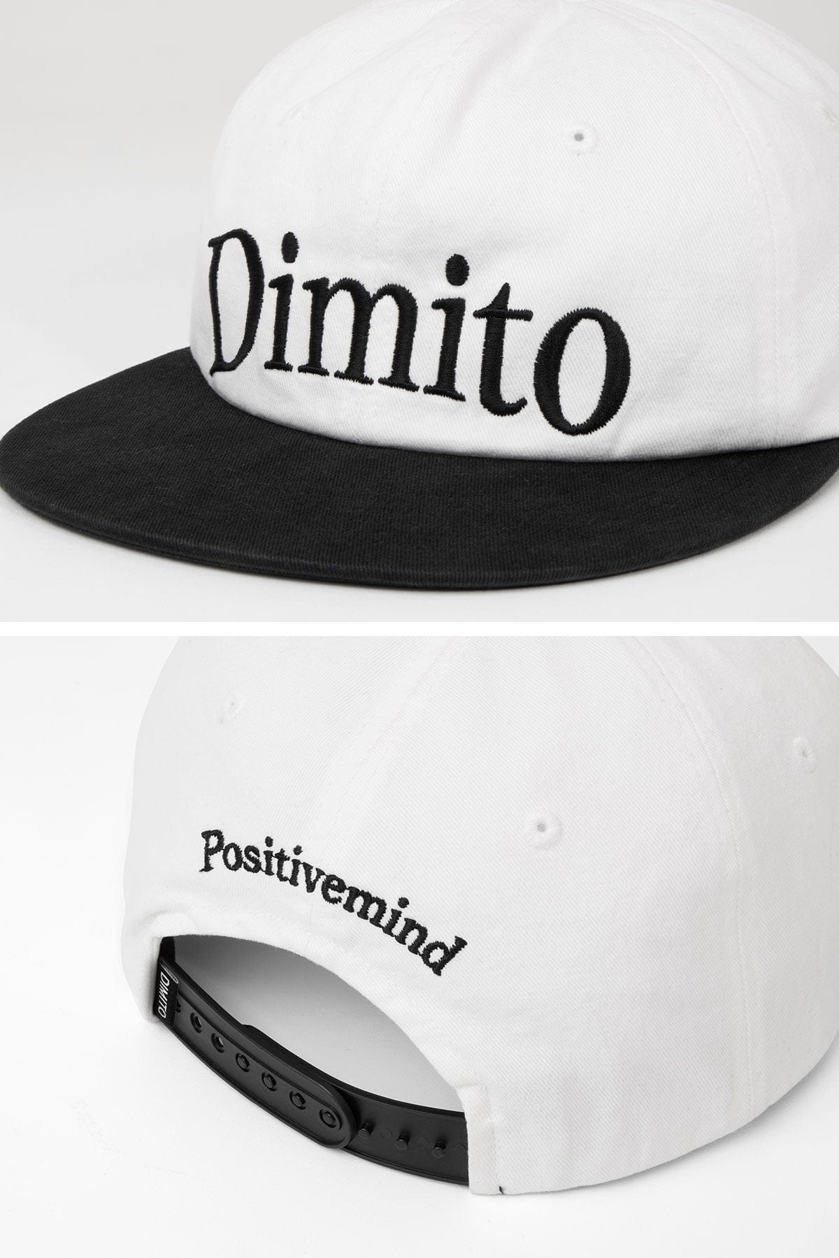 [INVITED] DMT WASHED COTTON 6PANEL CAP WASHED WHITE
