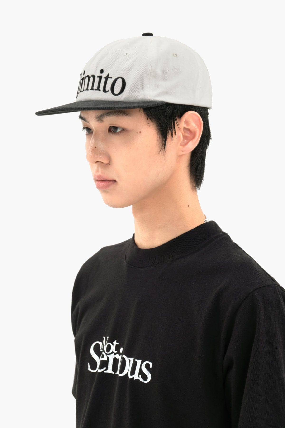 [INVITED] DMT WASHED COTTON 6PANEL CAP WASHED WHITE
