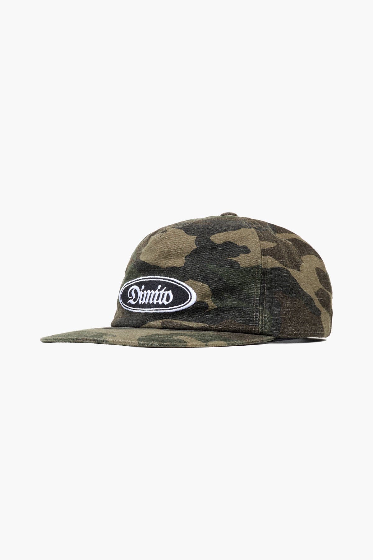 VERT ONE-SIZE DMT WASHED COTTON RIP TRUCKER CAP WASHED CAMO