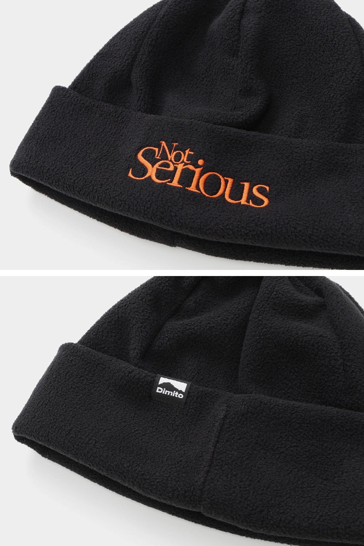 [INVITED] FLEECE BEANIE BLACK