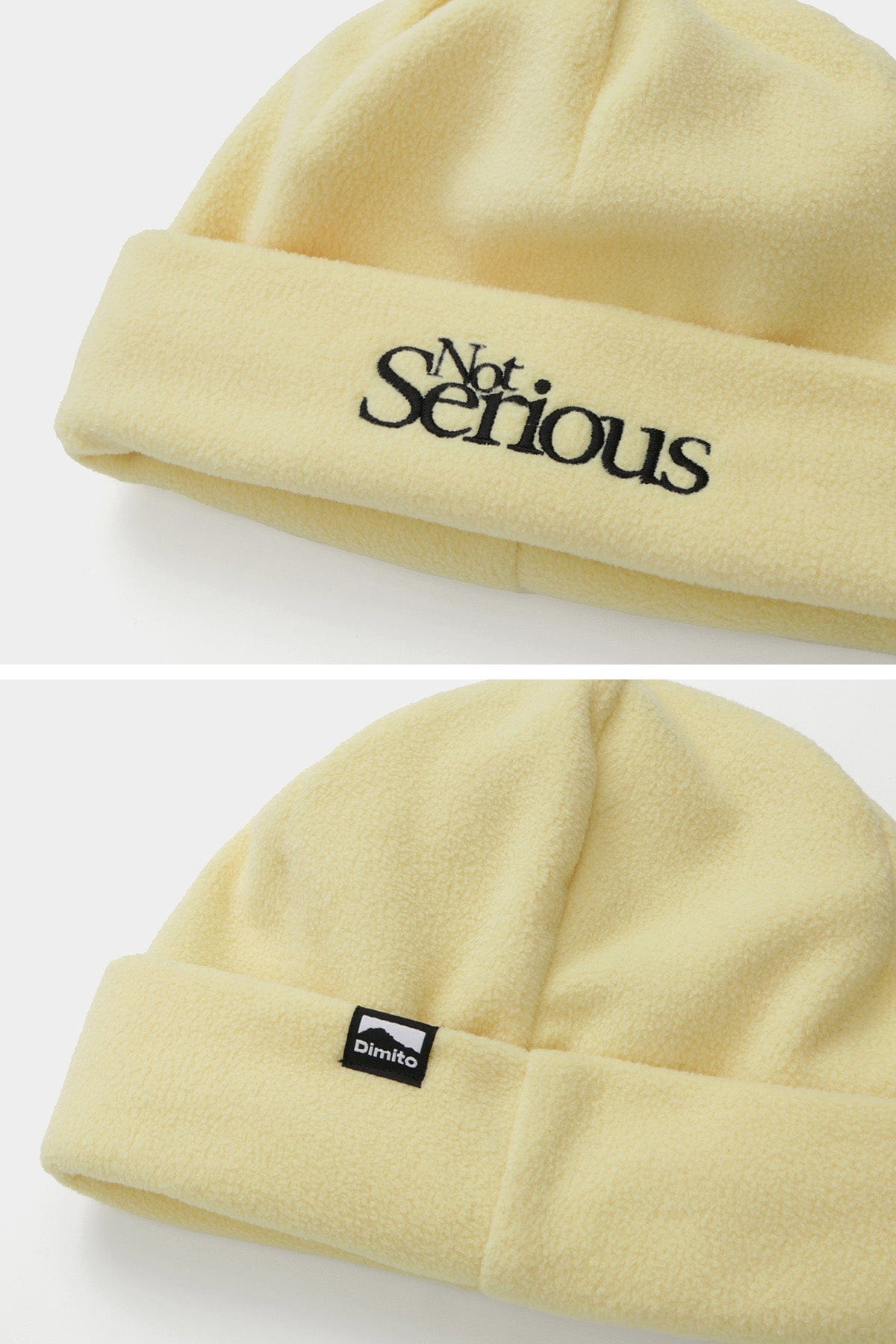 [INVITED] FLEECE BEANIE CREAM YELLOW