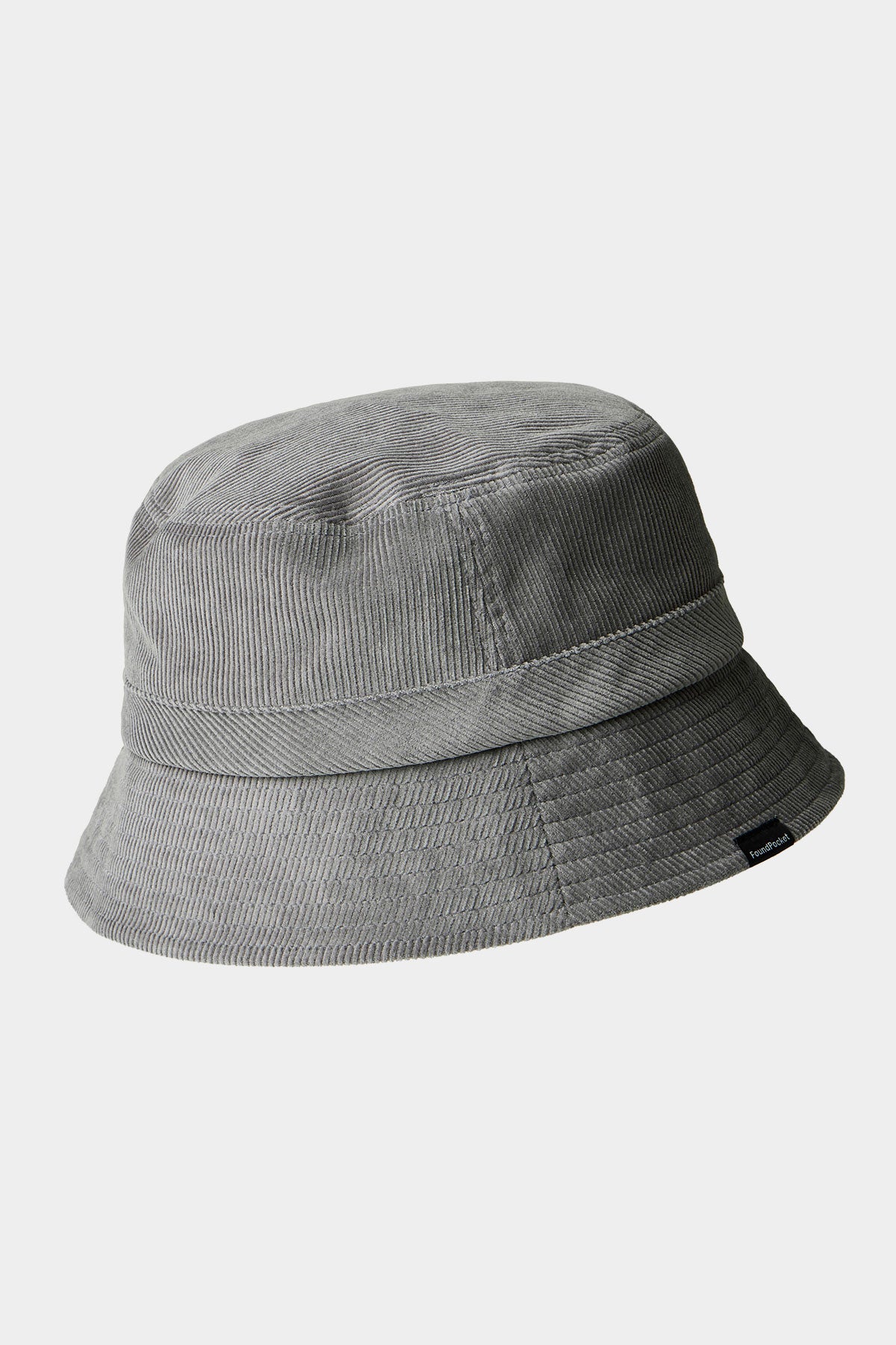 VERT ONE-SIZE [FOUND POCKET] RIDGE CORDUROY BUCKET HAT LIGHT GREY
