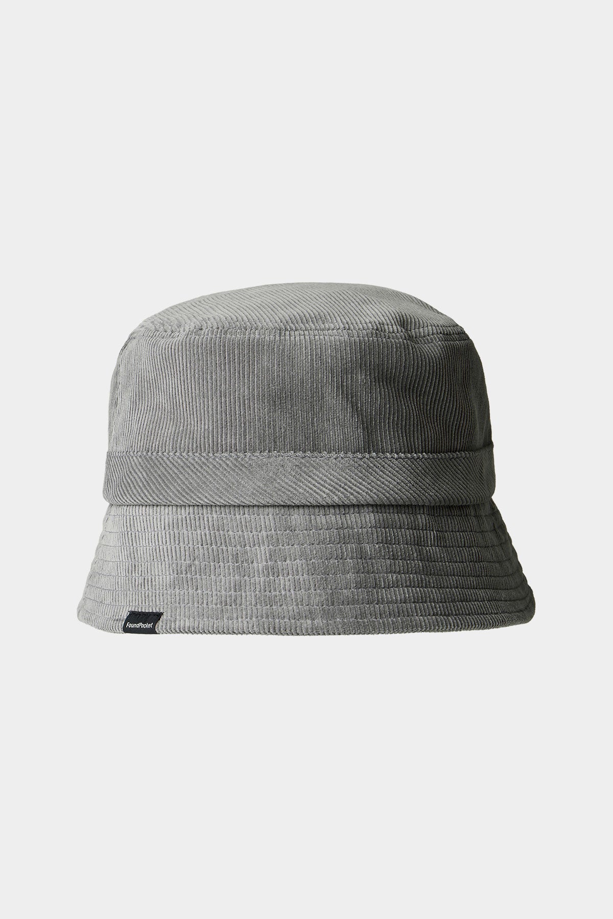 VERT ONE-SIZE [FOUND POCKET] RIDGE CORDUROY BUCKET HAT LIGHT GREY