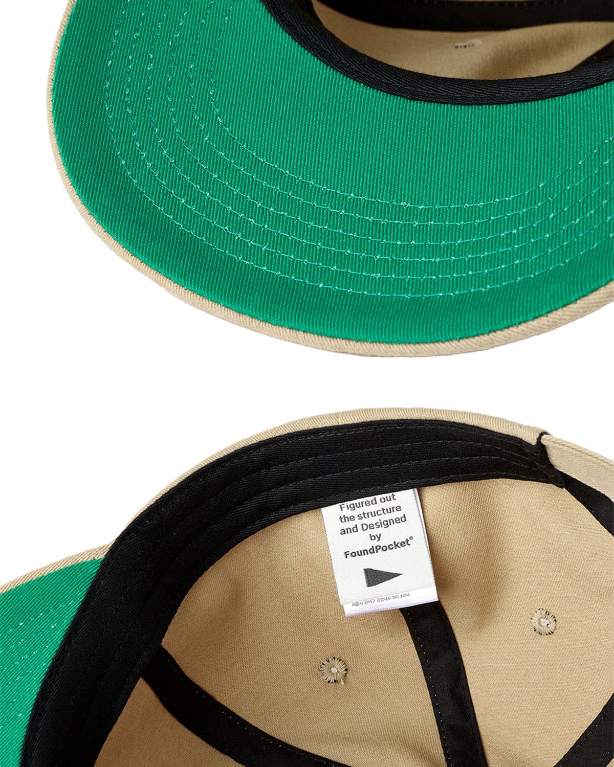 VERT ONE-SIZE [FOUND POCKET] STANDARD BALL CAP BEIGE
