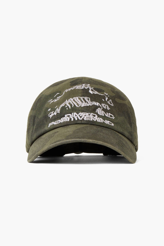VERT ONE-SIZE HAZE COTTON 6PANEL CAP WASHED CAMO