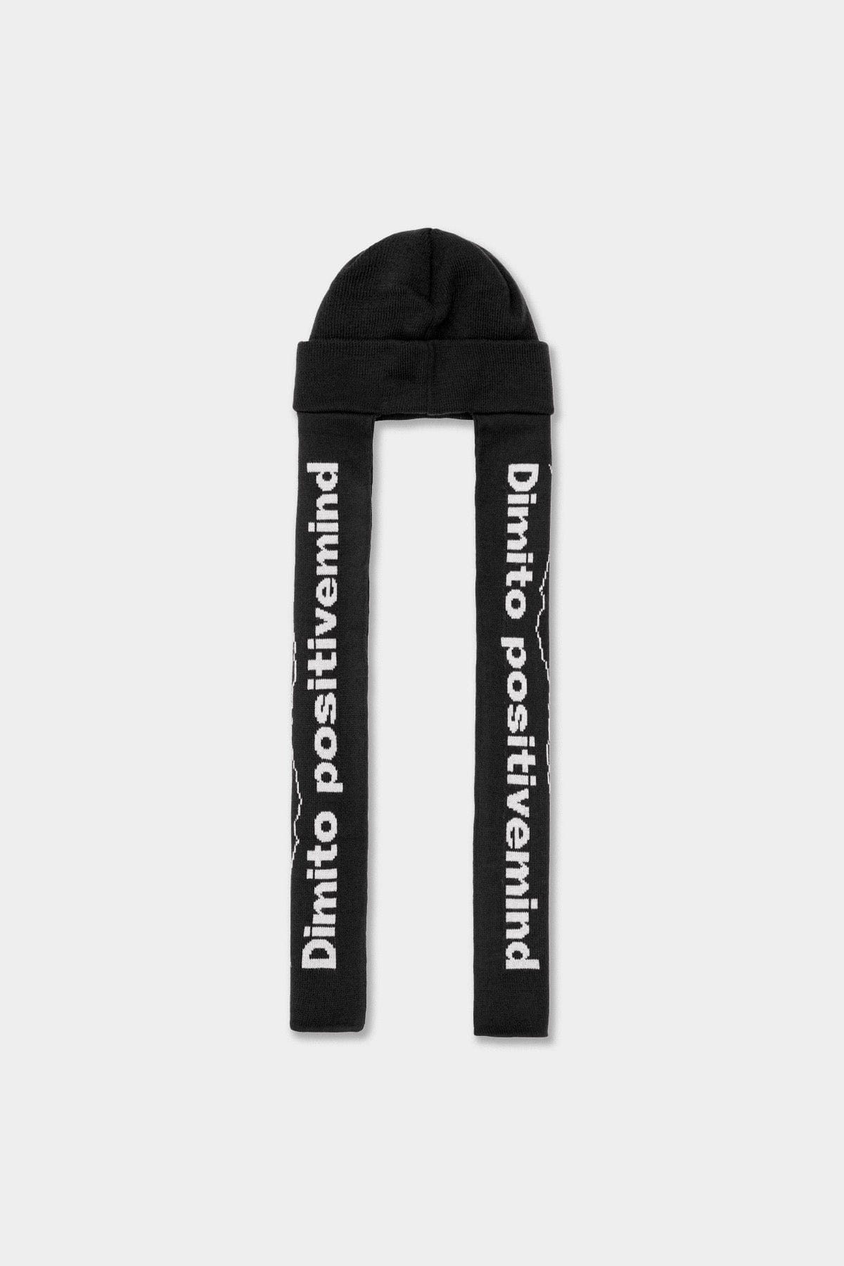 [INVITED] MUFF KNIT BEANIE BLACK