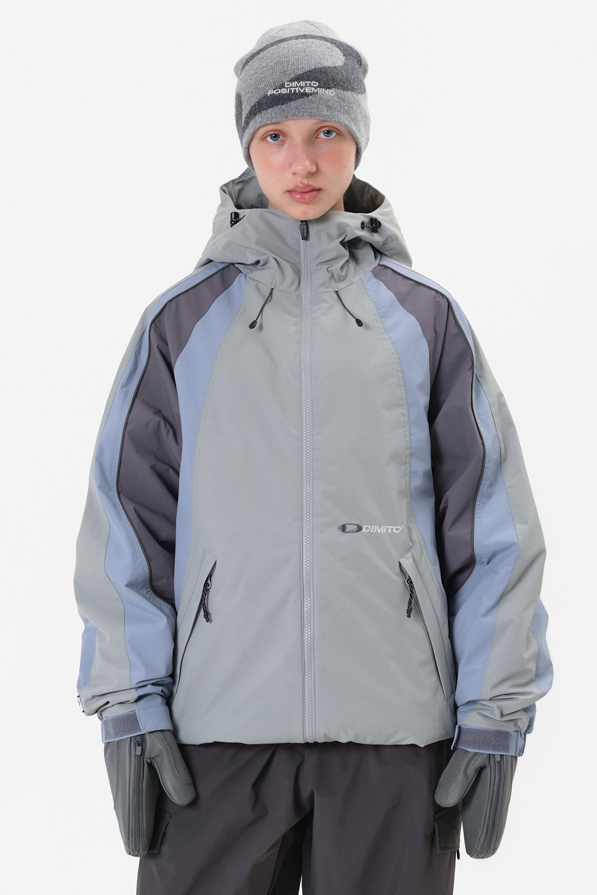 VERT ONE-SIZE NEW BIG LOGO BEANIE WARM GREY