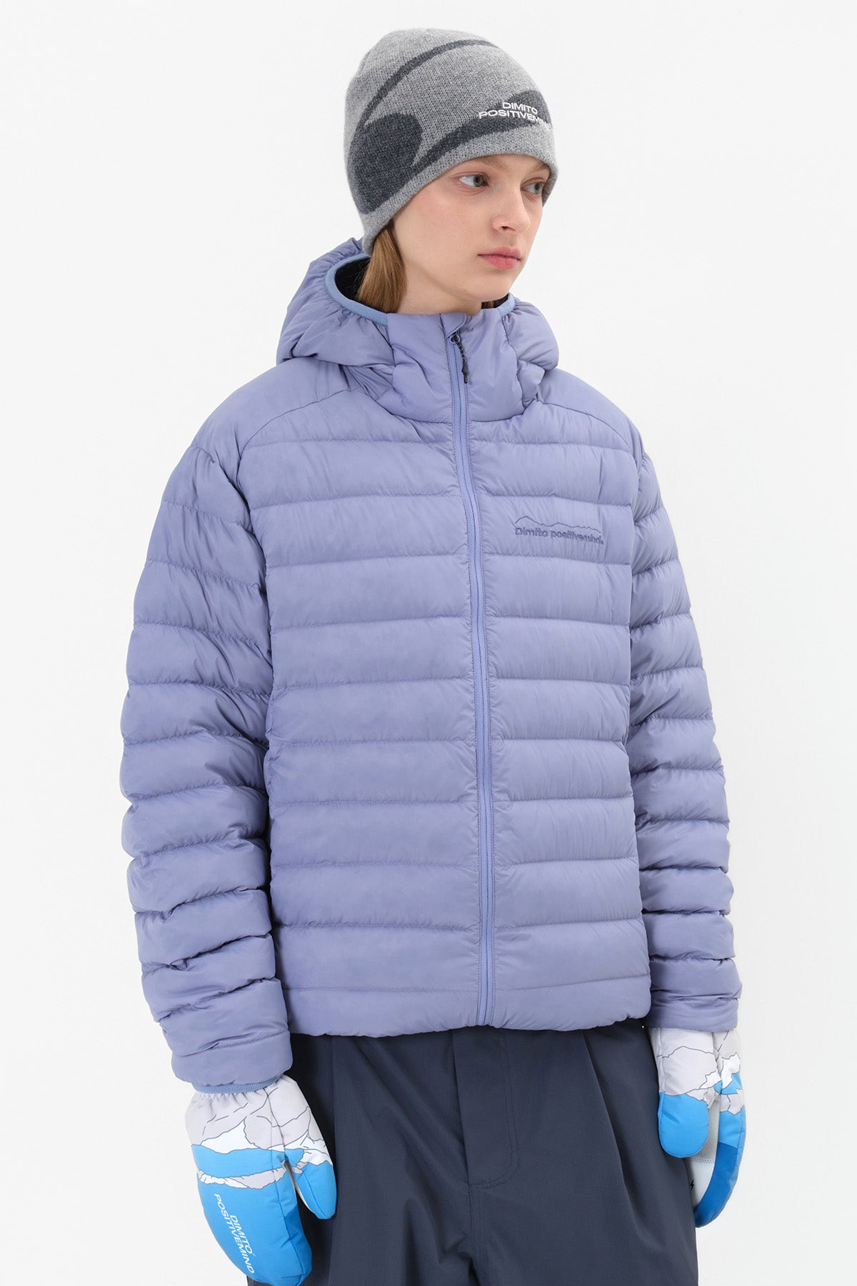 VERT ONE-SIZE NEW BIG LOGO BEANIE WARM GREY