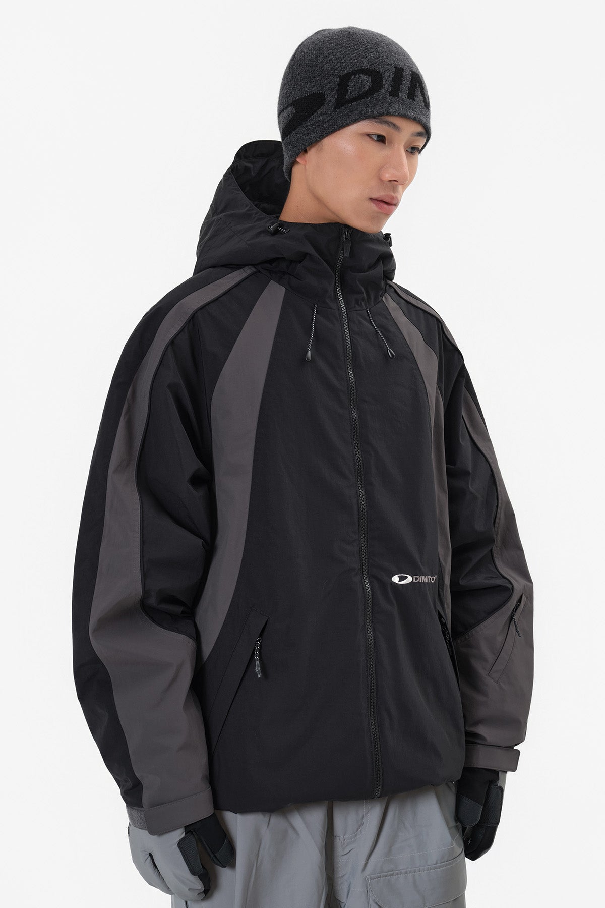 VERT ONE-SIZE NEW LOGO BEANIE CHARCOAL