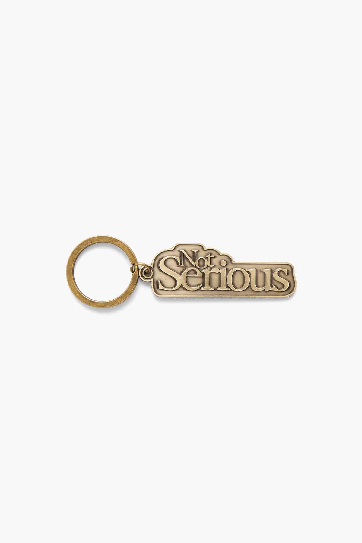 [PROMO] NOT SERIOUS OG KEYCHAIN ANTIQUE BRASS