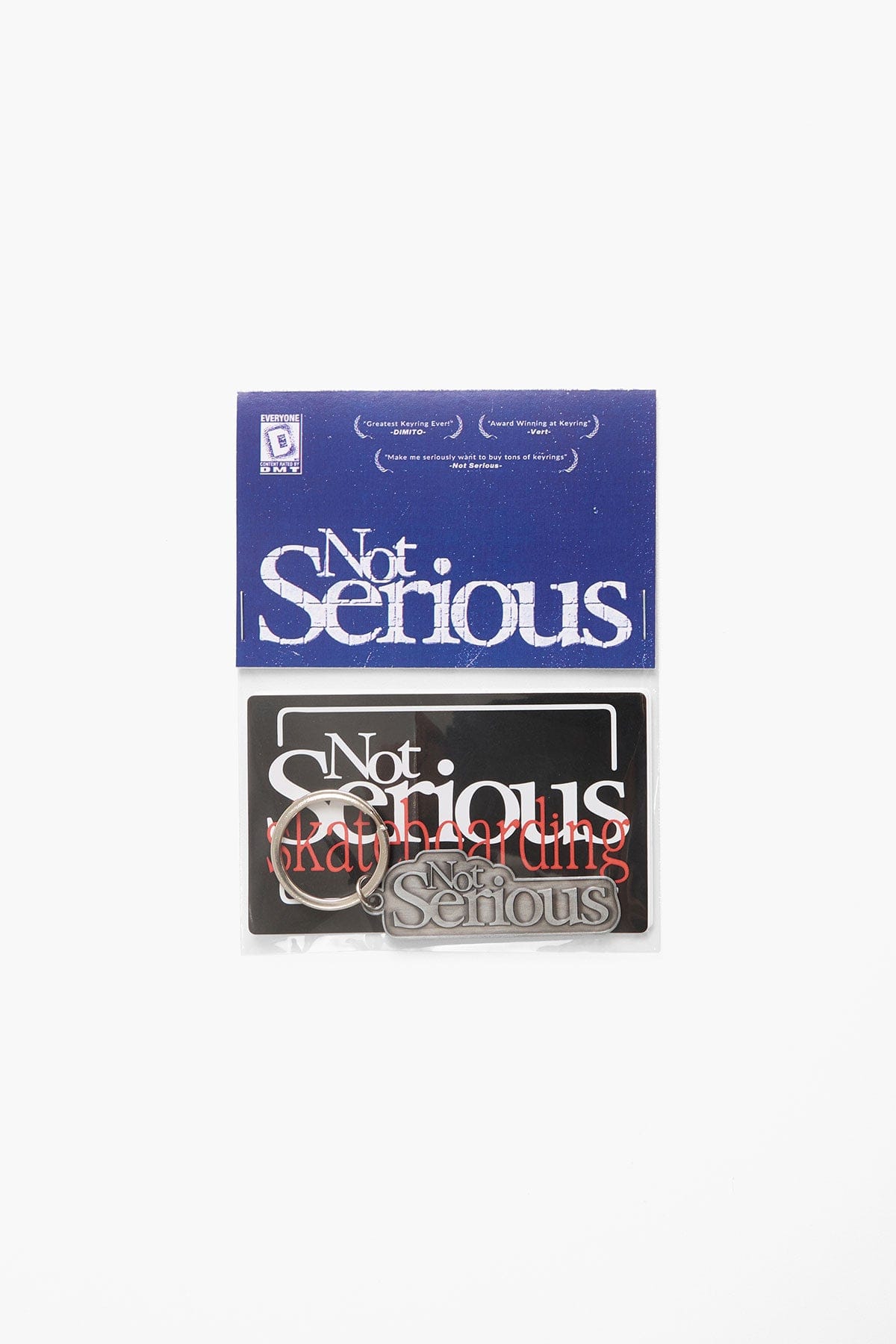 [INVITED] NOT SERIOUS OG KEYCHAIN ANTIQUE SILVER